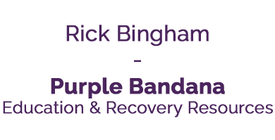 Signature event sponsor Purple Bandana Education and Recovery Services