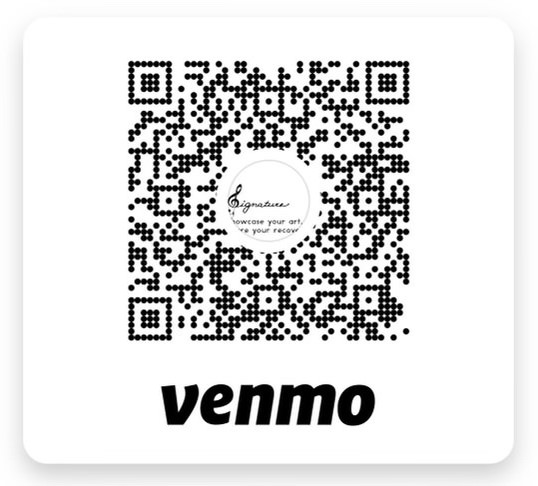 Artists and Musicians in Recovery Venmo Account QR Code image
